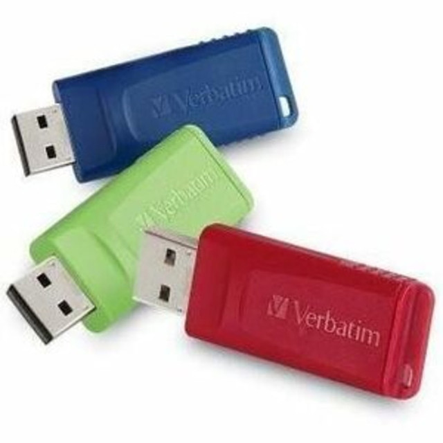 Store your data quickly and easily with Verbatim Store ‘n' Go USB drives. With a reliable name you've come to trust, these drives let you take your data anywhere and everywhere.  Store 'n' Go USB drive makes transporting and sharing files simple and convenient  Built-in Microban antimicrobial product protection helps fight bacteria growth; Microban is a registered trademark of Microban Products Company  The convenient cap-less design with retractable housing protects the USB connector and means no cap to lose!  Password security feature to protect sensitive data available for download*  Limited lifetime warranty