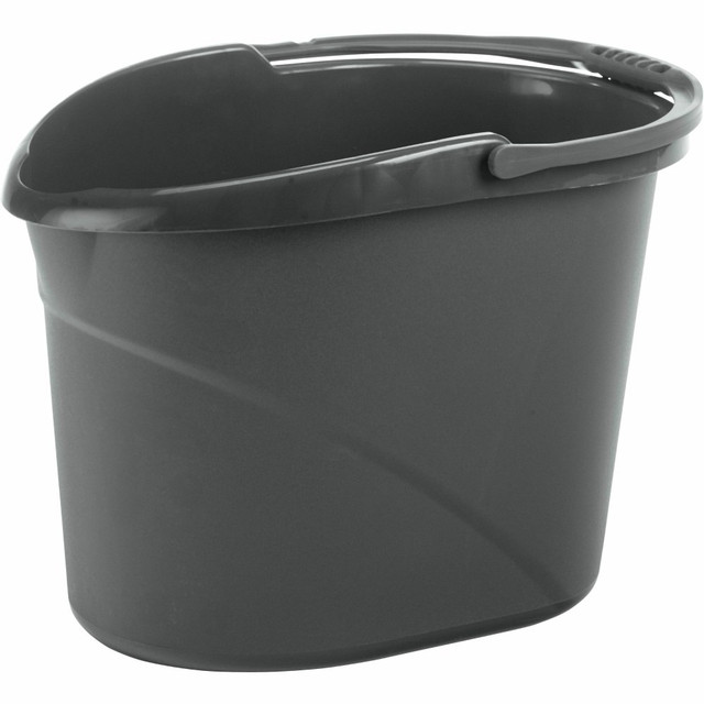 Integrated spout for effortless pouring  Slender top handle with grip for easy transport  Made from durable plastic  Holds up to 2.5 gallons of liquid  Contains Recycled Content - See Specs for Details.