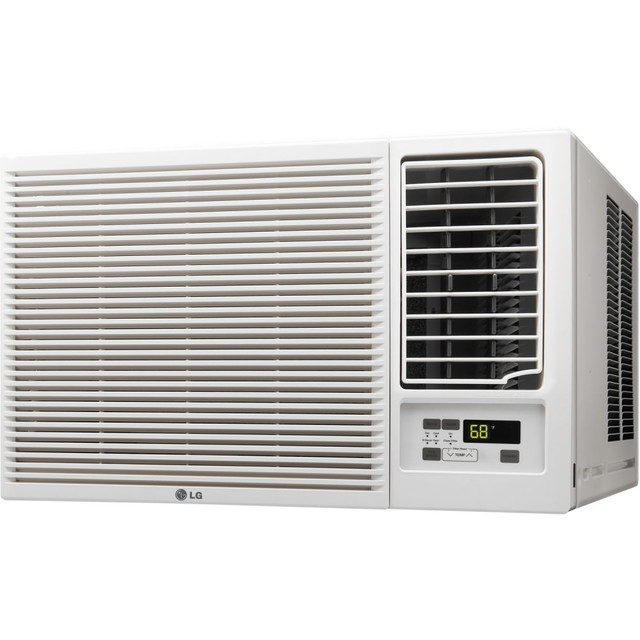 Fits window openings:  29ft-41inW x 18inH  Power failure auto restart  User friendly digital control panel and remote control  Estimated cooling area: 1,440 sq. ft. / Room size: 36 ft. x 340 ft.  4 in 1 operation:  Cool/Heat/Fan/Dry  2 cooling/heating and fan speeds  Removable, washable filter  4-way air deflection  24-hour on/off timer  23,000 BTU cooling / 11,600 BTU heating  This product is heavy and/or oversized and may need more than one person to handle.