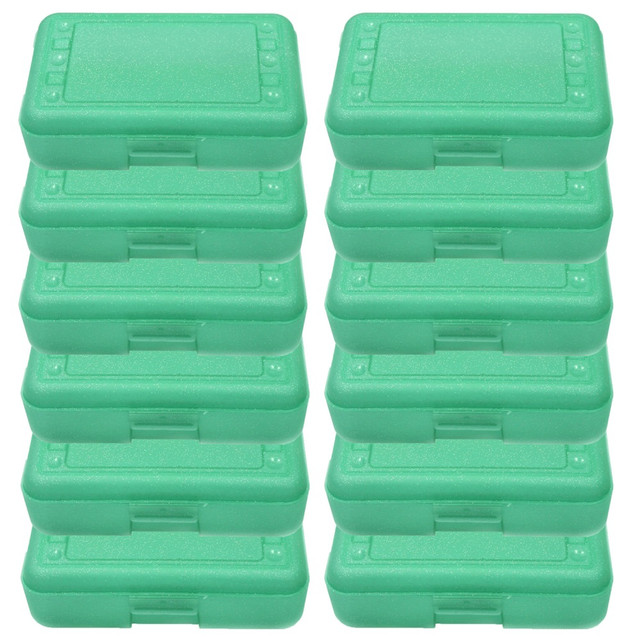 Romanoff pencil box can pack a lot of pencils.  Also perfect for pens, markers, notions, embellishments, and more!  Measures 8.5inW x 5.5inL x 2.5inH.  Pack of 12.