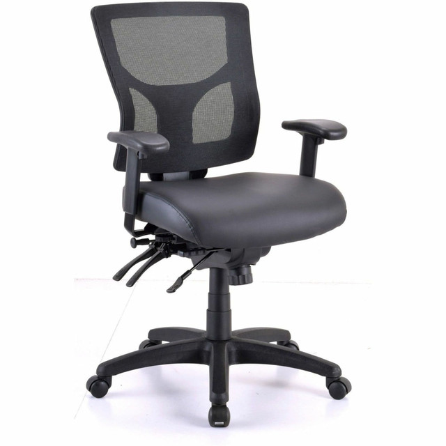 An adjustable seat is the foundation of ergonomic comfort.  Let your chair help you enjoy a pain-free day  Adjustable arms easily adapt to your preferred height, ensuring ergonomic alignment  Adapt to different tasks with a versatile angle adjustment feature that provides flexibility and support  Say goodbye to backaches! The adjustable backrest adapts to your spines natural curve, providing optimal lumbar support  Impress clients and colleagues with a sleek, modern design that complements a professional office setting