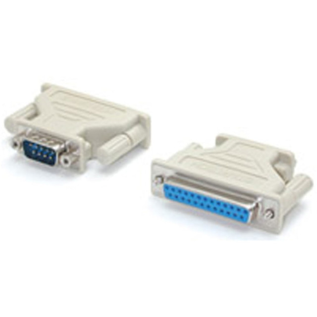 1x DB25 female connector  1x DB9 male connector