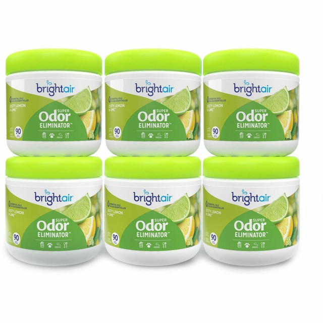 Lasts up to 60 days  Natural, Zesty Lemon and Lime Scent  Safe to use  Gel shrinks to indicate when replacement is needed  Easy, powerful way to eliminate odors