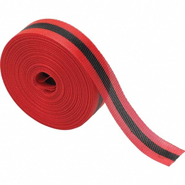 Brady 91179 200' Long x 2" Wide Roll, Polypropylene, Black & Red, BarricadeTape