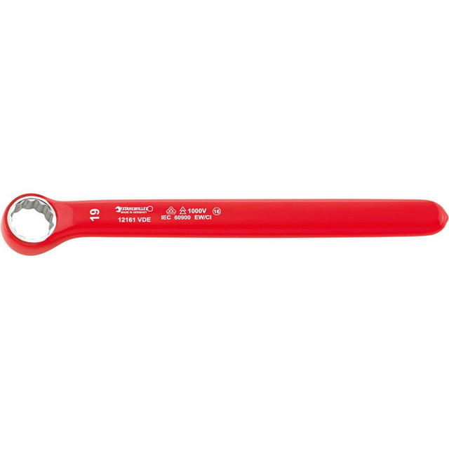 Stahlwille 44190013 Box Wrenches; Wrench Type: Flat Ring Box End Wrench ; Size (mm): 13 ; Double/Single End: Single ; Wrench Shape: Straight ; Material: Chrome Alloy Steel ; Finish: Chrome