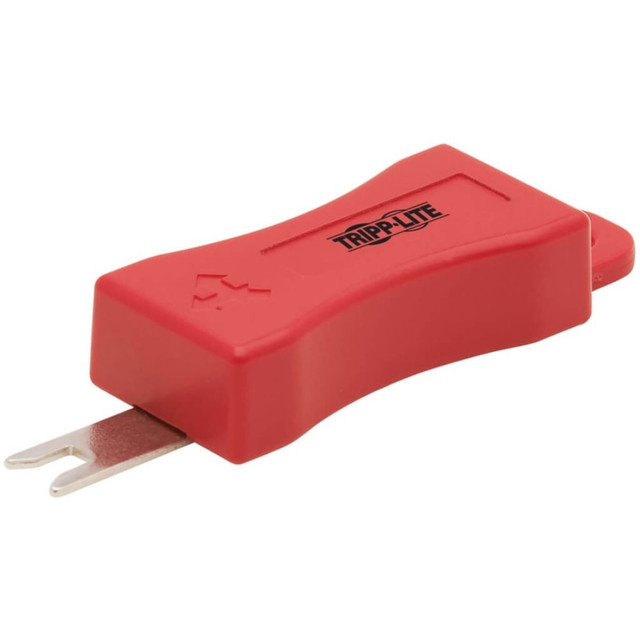 Small, portable tool works with Tripp Lite RJ45 plug locks and locking inserts  Releases a locked patch cable or RJ45 port in seconds  Security key allows you to unlock the universal RJ45 plug locks and inserts connected to your patch panel, wall plate or switch.