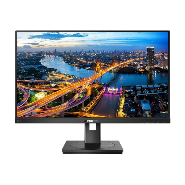 WLED backlight technology offers visual brilliance with maximum efficiency  16:9 widescreen resolution perfect for watching movies, playing video games and getting on with office work  Experience a new level of viewing pleasure with Wide Quad High Definition (WQHD) that features 4 times the resolution of standard HD  27in viewable screen size provides a spectacular viewing experience  DisplayPort interface that transmits both audio and video signals through a single connection to deliver versatile performance  4 ms response time diminishes ghosting, blurring, and streaking in fast-moving games and movies  Adaptive Sync tearing prevention technology eliminates tearing and distortion to provide a smooth, clear display  Enjoy crisp content and energetic hues with the 300 Nit brightness  2560 x 1440 maximum resolution for a spectacular, sharp display with added reliability  Is long-lasting with reduced screen burning to ensure maximum efficiency  Energy efficient - designed to use less energy than alternative products, potentially helping you save money and reduce your carbon footprint.