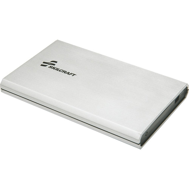 Add capacity with ease!  2.5in portable hard drive features 500GB of storage capacity.  Fully USB 3.0 powered for speedy data transfers. USB 3.0 is 10 times faster than USB 2.0, yet is fully compatible with USB 2.0 devices.  Drive does not require an external power supply.  Industrial design features a brushed silver casing.  Maximum data transfer rate: 640Mbps.