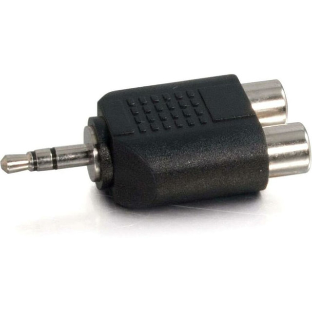 Mini-phone/RCA adapter is fast and durable adding convenience in life  Connect two or more audio cables conveniently with the audio adapter