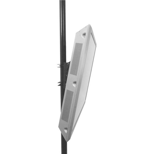 Sustains a maximum load capacity of 150 lb  Pole Mount offers maximum mounting efficiency with added usability