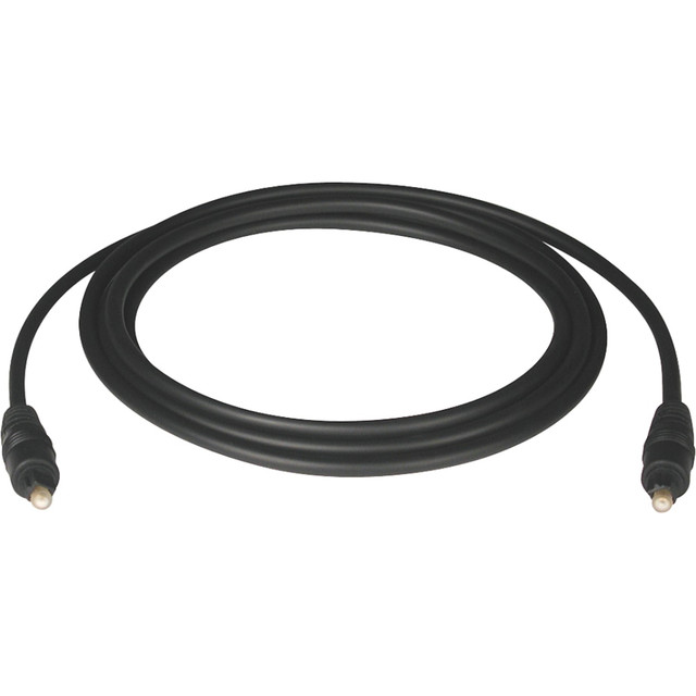Fiber optic technology. Utilizing fiber optic technology, this cable enhances sound clarity by reducing interference and maintaining signal integrity during transmission.  Reliable audio connection. Equipped with male TOSLINK connectors on both ends, this cable provides a solid connection for digital audio transfer.