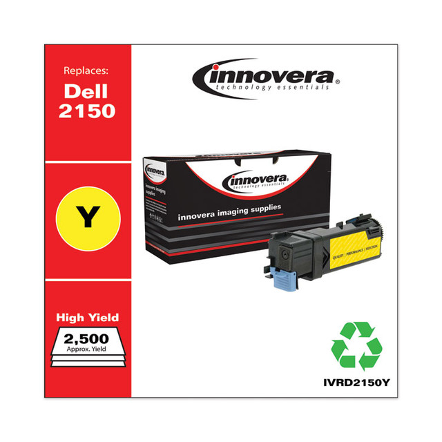 INNOVERA D2150Y Remanufactured Yellow High-Yield Toner, Replacement for 331-0718, 2,500 Page-Yield