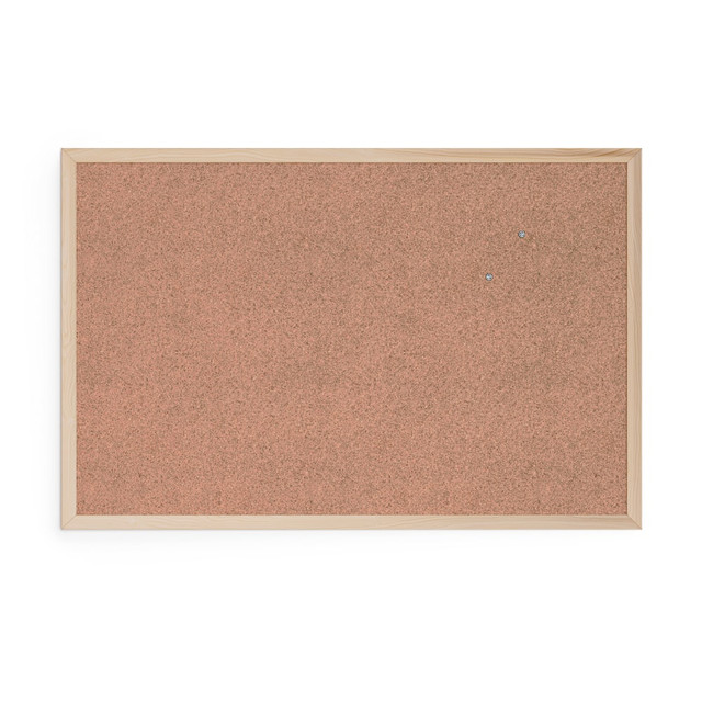 This Modern Light Birch Finish Frame Cork Board Is A Perfect and Functional Solution To Pin Your Notes and Messages In Any Office, Home Or Commercial Environment. Use Any Push Pins, Thumb Tacks Or Map Pins To Pin All Of Your Notes, Messages, Pictures, Memos, Calendars, Menus, Reminders and More. Due To The Dense Board Backing Material Under The Boards Cork Surface, Your Push Pins Are Firmly Gripped and Stay In Place without Falling Out. The Natural, Self-Healing Cork Surface Hides Push Pin Holes Once The Push Pins Are Taken Out. This Bulletin Board Has A Universal Mounting System, As It Can Be Hung Vertically Or Horizontally To Fit Your Allocated Space. Mounting Hardware and Instructions Are Included For Quick and Easy Mounting. The Board Is Packaged with Extra Supportive Corrugate Material That Is Highly Resistant To Damage During Shipping; All Corrugated Material Can Be Recycled Once Unpacked.  Firmly Grips Push Pins and Thumbtacks In Place Every Time  Self Healing, Natural Cork Surface Resists Push Pin Holes After Each Use  Great For Pinning Notes, Messages, Pictures, Memos, Calendars, Menus, Reminders and More  Mounts Vertically Or Horizontally, Includes Hassle-Free Mounting Hardware and Instructions  DESIGNED BY U: We are a company of designers, innovators, and trendsetters; a team of individuals who greatly respect the process, we remain passionate about providing well-designed products that will help you feel inspired  3 Year Warranty.