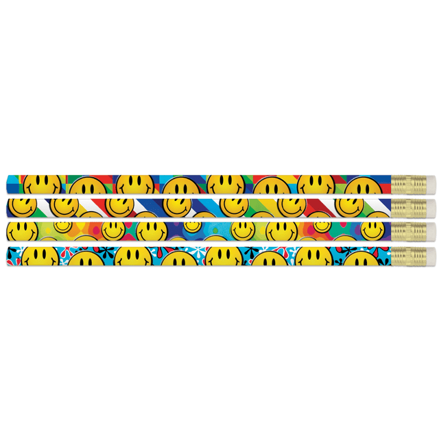 Complete tests and homework assignments with a sturdy Musgrave wood pencil. These Musgrave motivational pencils are great rewards for students that demonstrate positive values or for classroom celebrations.  No. 2 lead helps you create solid marks that are easy to read.  Smooth eraser lets you cleanly remove mistakes.  Round wood construction with a metal ferrule lends a sturdy feel.  Each pack includes 12 pencils. Sold as 12 packs for a total of 144 pencils.