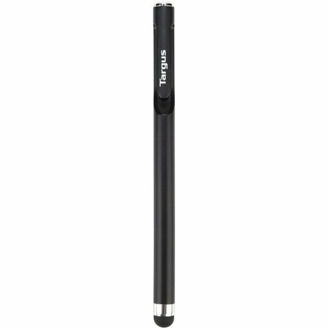 Enjoy smooth scrolling and accurate tap selection with this Targus Smooth Glide Stylus. The stylus boasts a rubber tip that works well with most touch-screen devices, such as smartphones and tablets. You can enjoy optimal comfort and control thanks to the weighted and balanced design.  Designed for use with most touch-screen devices, such as smartphones and tablets.  Tip provides smooth scrolling and accurate tap selection.  Firm, yet pliable, rubber tip is safe for use on your devices screen.  Weighted and balanced design offers optimal control and comfort.