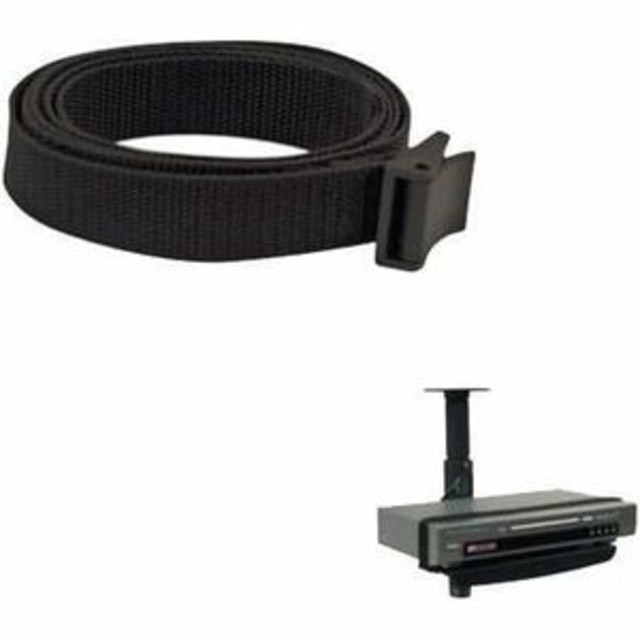 PAC-103 Accessory Shelf Strap makes component installation fast and simple. For additional safety the PAC-103 safety strap holds the component on the shelf.
