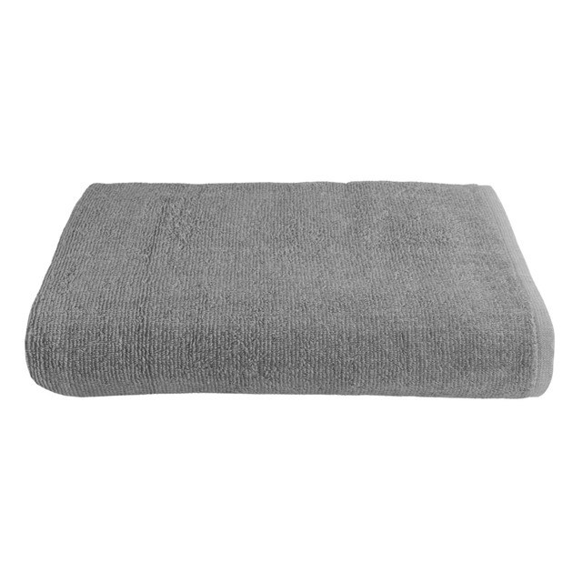 Dry yourself off in soft comfort with 1888 Mills Fibertone Pool Towels. Each cotton and poly towel is both bleach- and fade-resistant for a bright finish wash after wash.  A soft blend of 86% cotton ring-spun loops and 14% polyester.  Bleach- and fade-resistant technology.  High-quality absorbency.  Stylish gray solid pattern.