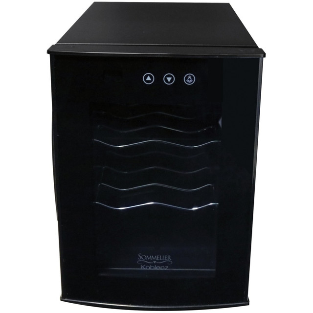1 zone cooling  3 chrome racks  Digital temperature display  Stainless steel handle  Touch controls  Interior light  Thermoelectric cooling system  Six 750 mL bottle capacity