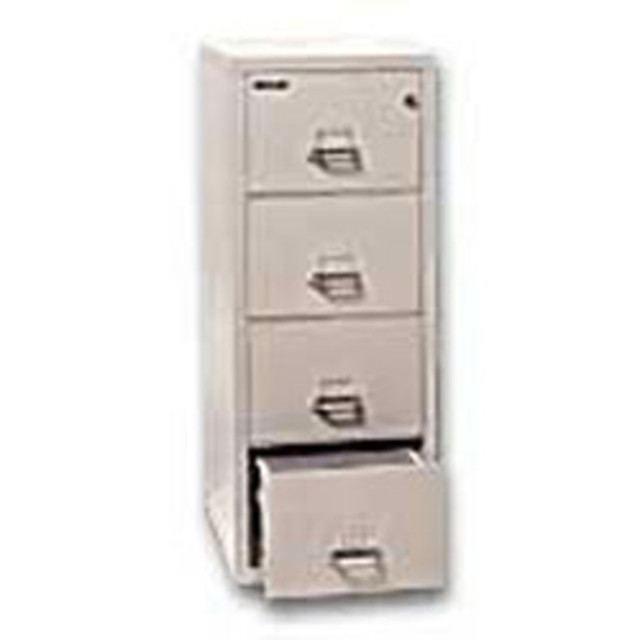 Fireproof vertical cabinet protects your valuable documents  UL Class 350 - rated to withstand fires for up to 1 hour at 350 deg..  Cabinet can be dropped up to 30ft without compromising its integrity.  UL-listed high-security key lock keeps files confidential.  White Glove Delivery: FireKing will deliver the order in a lift gate truck, remove from the truck, install to any elevator accessible floor or a maximum of 3 stairs and remove the debris. Should inside delivery include additional stairs, please contact FireKing at 1.800.457.2424 ext. 3320 for assistance.  Note: Dock-to-Dock delivery to a customer"s dock is available to non-residential locations only. If Dock-to-Dock delivery is preferred, please contact Office Depot Customer Service at 1.800.GoDepot (463-3768), and reference SKU 746721. A customer service agent will be happy to assist you.  This product is heavy and/or oversized and may need more than one person to handle.