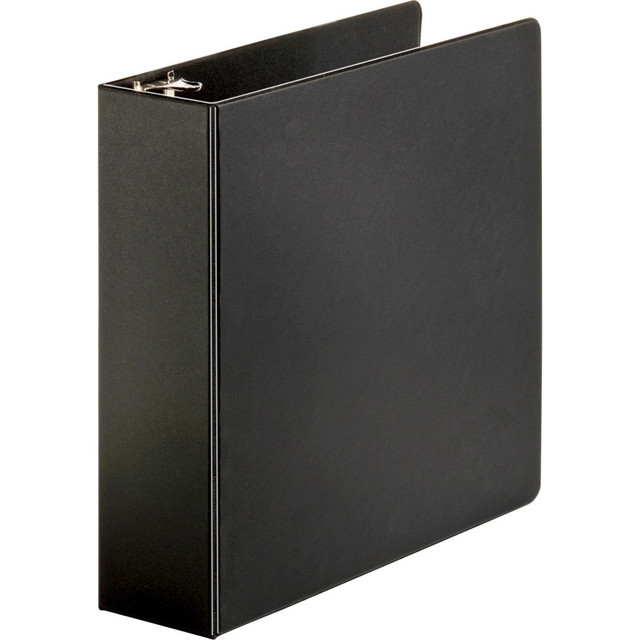 2 inside pockets for extra document storage  2 triggers on rings for easy access to your documents  PVC-free, durable, nonstick poly material  Contains Recycled Content - See Specs for Details.