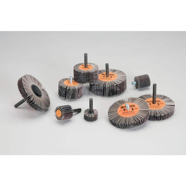 Standard Abrasives 7000122217 Unmounted Flap Wheels; Abrasive Type: Non-Woven ; Abrasive Material: Aluminum Oxide ; Outside Diameter (Inch): 2 ; Face Width (Inch): 2 ; Center Hole Size (Inch): 1/4 ; Grade: Medium