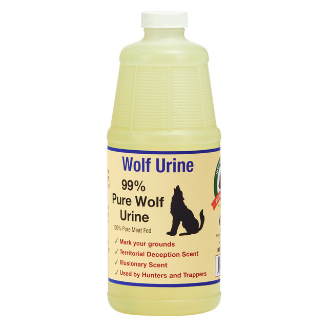 Keep predators at bay with help from Just Scentsational Wolf Urine Predator Scent. This all-natural and organic solution is great for marking your grounds and helps you reduce predators in a humane way.  All-natural and organic formula is a humane way to deal with predators.  Illusionary scent helps create a deception and mark your grounds.