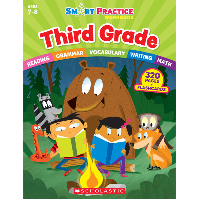Help your youngster practice essential learning skills with this workbook and flash card set  Helps children develop essentials skills, including reading, grammar, writing, vocabulary, math and more.  Designed with age-appropriate activities to keep your child engaged.  Meets Common Core standards.  Includes 48 flash cards for quick vocabulary exercises.