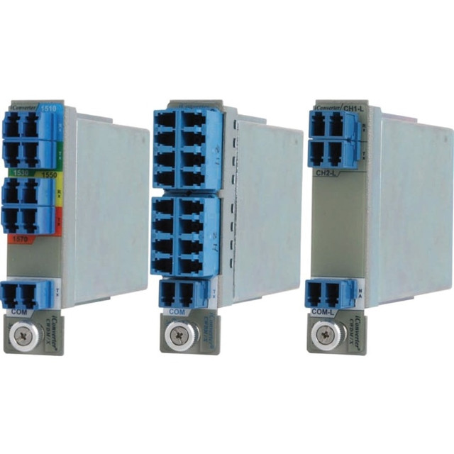 Omnitron System's iConverter 8865-0 is a band splitter multiplexer and demultiplexer for the upper band (1470 to 1610) and lower band (1270 to 1450). The band splitter is designed to combine/split the bands with least amount of insertion lose. Band splitter can be used to cascade two 8863-0 8-Channel mux to build a 16 Channel common link.<br /> <br /> <ul> <li>Compact form factor yields one of the highest port densities in the industry with up to 120 ports in a 2U chassis</li> <li>Protocol transparent to combine individual wavelengths for services ranging from Ethernet, EPON, RFoG, Fibre Channel, TDM and other protocols</li> <li>Minimal and uniform optical loss facilitates predictable network planning and efficient use of optical power budget.</li> <li>Seamless integration with other iConverter media converters and chassis for multi-service platforms</li> <li>Commercial (0 to 50°C) and wide (-40 to 60°C) temperature ranges</li> <li>One (1) Year Warranty and Free 24/7 Technical Suppor</li> </ul>