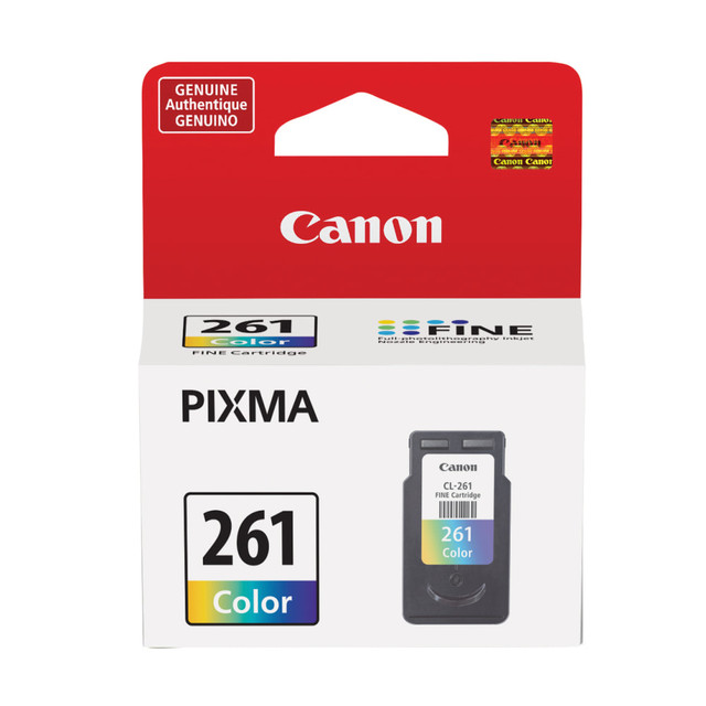 Compatible Canon models: PIXMA : TR7020, TR7020A, TR7022a, TS5320, TS6420, TS6420A.  .  Designed for use with your Canon PIXMA TS5320 unit, this tri-color cartridge delivers vibrant ink for photos and presentations. The ink cartridge yields up to 100 pages to help you move through big projects.  Yields up to 100 pages.  ChromaLife 100 System helps prevent photos from fading when combined with a Genuine PG-260 Black Ink Cartridge and Canon photo paper.  Recycling solution - designed to encourage recycling, helping you divert materials from landfill.