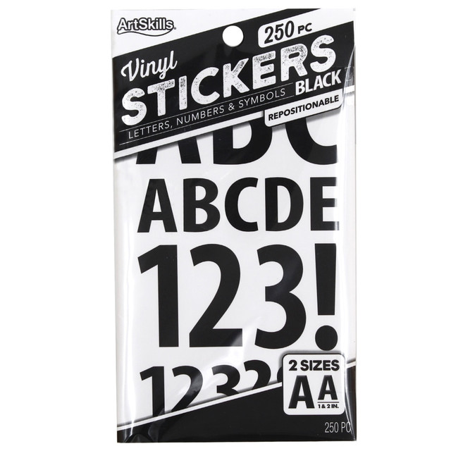 Make your poster project stand out from the rest  Multipurpose, reusable, lettering that can stick almost anywhere. Compliment your signs, presentations, arts and crafts, science fair projects and more!  Durable vinyl lettering. Made with double-weight vinyl that is both durable and weatherproof.