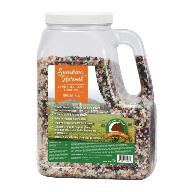 Help your plants grow to their potential with Just Scentsational NPK 10-6-4 Lawn & Vegetable Fertilizer, which offers a balanced nutrient ratio. The formula contains nitrogen, phosphorus and potassium and is great for both indoor and outdoor plants.  Nitrogen helps promote leaf and stem growth.  Phosphorus offers support for root development and flowering.  Potassium aids in overall plant health and water regulation.  Suitable for a wide range of indoor and outdoor plants.