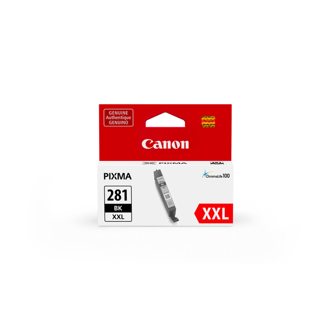 Compatible Canon models: PIXMA : TR7520, TR8520, TR8620, TR8620A, TR8622, TS702, TS702A, TS6120, TS6220, TS6320, TS8120, TS8220, TS8222, TS8320, TS8322, TS9120, TS9520, TS9520a, TS9521C, TS9521Ca.  .  This XXL dye-based, black ink tank delivers outstanding quality for all your images and photos in your Canon Pixma TR7520, TR8520, TS6120, TS8120 and TS9120. Combined with Canon photo paper, it protects your photos with the ChromaLife100 system for beautiful, long-lasting photos. Extra, extra-large ink tank can help you save money, prints more when you needed and extends time between replacing ink tanks.  Compatible with Canon Pixma TS8120  Also works in TR7520, TR8520, TS6120 and TS9120  Outstanding quality for all your images and photos  XXL ink tank can help you save money  Allows access to Creative Park Premium content  Individual ink tanks promote efficiency by only needing to replace the color that runs out.  Creates stunning printouts with the ChromaLife100 system (sold separately).  Helps Avoid Waste - Designed for extended use, helping reduce or eliminate material use and potentially save money.  Recycling solution - designed to encourage recycling, helping you divert materials from landfill.