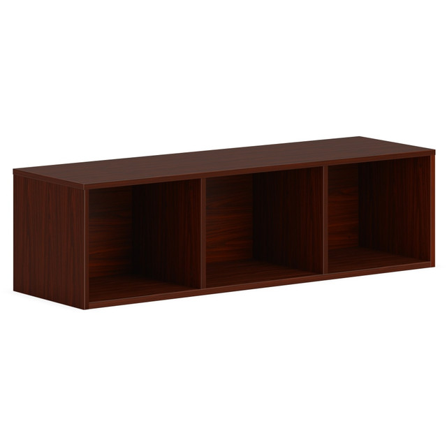 Mount to a wall to increase storage space without increasing the footprint  Add Mod laminate doors for additional security and privacy  Durable laminate resists scratches, spills, and stains  Laminate finish is Traditional Mahogany