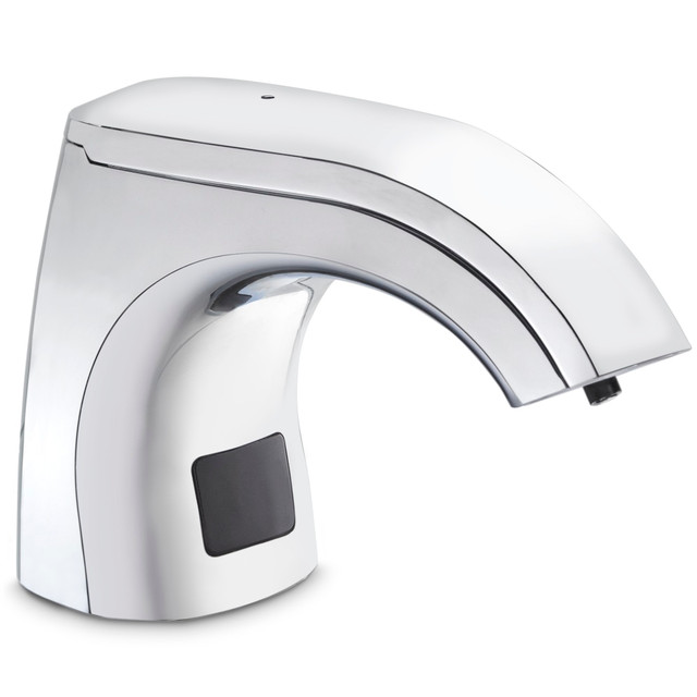 Equip your facility with the innovative and easy-to-use Purell CXR Redifoam Touchless Soap Dispenser. This fixture is designed to prevent drips or leaks, and dispenses a pleasant foam when used with Purell Redifoam Foam Soap refills, and the top-fill design allows for refilling without removal of side panels.  Top-fill design eliminates the need to remove panels when refilling soap.  Touch-free design offers convenient, hygienic soap dispensing.  Level-sensing design with on-spout refill indicating lights help minimize the need for manual reset.  Fully waterproof electronics and medical-grade connections to create an airless fluid transfer, preventing leaks.  Remote foam generation helps assure that the dispenser will remain efficient.  Multiple power options to choose from including AC adapters, hard-wire adaptation kits or batteries. Energy options not included.