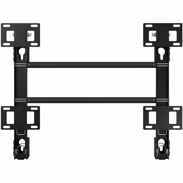 Can withstand a maximum weight of 220.46 lb  Supports 76in displays  Allows the rod to flex and rotate, but stay firm in the position where it is attached to the frame