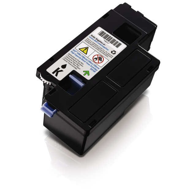 Compatible Dell models: 1000 : 1250c, 1350cnw, 1355cn, 1355w.   C : C1760nw, C1765nf, C1765nfw.  .    Page yield is approximate  Works in 1350cnw, 1355cn, 1355cnw, C1760nw  Also compatible with C1755nf and 1755nfw  Generates excellent print quality  For use in Dell 1250c Color Printer  Yields up to 2,000 pages.  Cartridge delivers high-quality print results, with sharp images and text.  Helps Avoid Waste - Designed for extended use, helping reduce or eliminate material use and potentially save money.  Recycling solution - designed to encourage recycling, helping you divert materials from landfill.