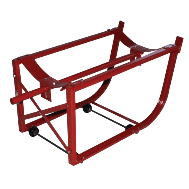 Move and drain 55-gallon steel drums  Designed for one man loading