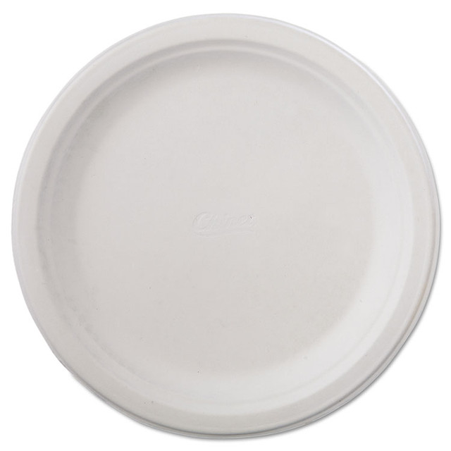 HUHTAMAKI Chinet® 21232 Classic Paper Dinnerware, Plate, 9.75" dia, White, 125/Pack, 4 Packs/Carton