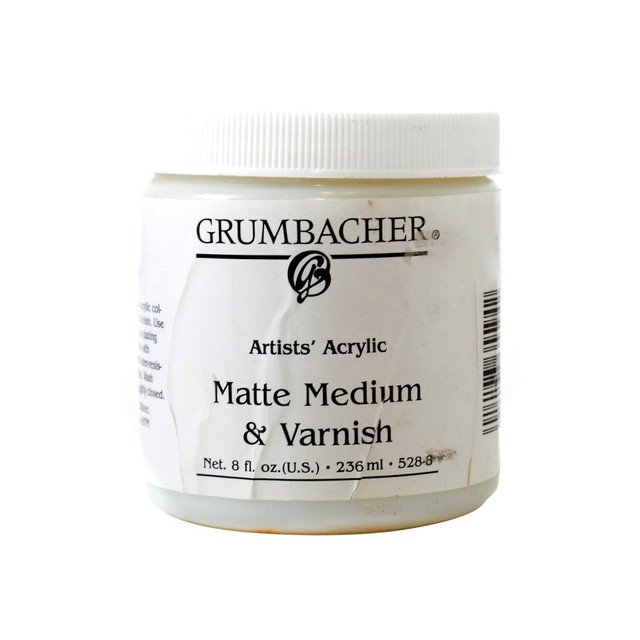 Add a satin matte sheen to your acrylic paintings  Can be used alone to provide a satin matte final varnish to acrylic paintings.  Mix with Artists acrylic colors (sold separately), so you can enjoy smoother brushing.