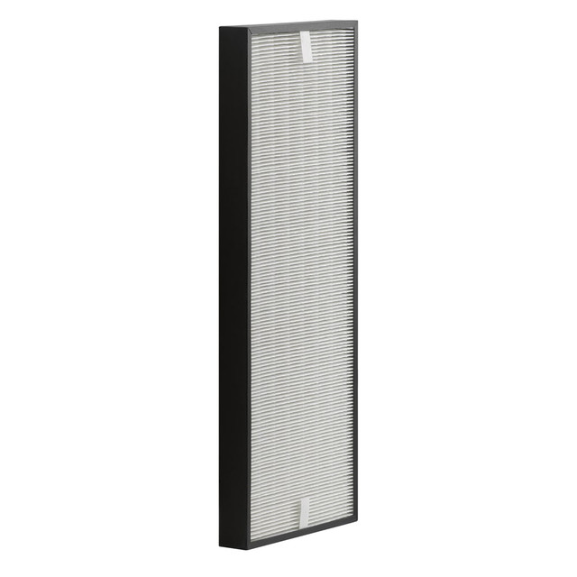 Keep your air fresh and clean with the Rowenta Intense Pure Air Mid-Size Auto HEPA Filter. The HEPA filter is designed to pull dust, viruses and more out of the air.  True HEPA filter helps grab 99.99% of airborne allergens and pollutants, including dust, pet dander, bacteria, mold and more.  Captures particles as small as 0.3 microns.