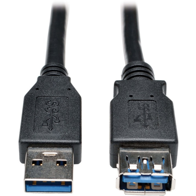 Durable construction. Crafted from a high-quality PVC jacket material, this cable withstands wear and tear, making it suitable for frequent use in different environments.  Secure connections. Nickel-plated connectors provide excellent conductivity and resist corrosion, contributing to reliable performance over time.  Reliable connectivity. This USB extension cable supports USB, USB 2.0, and USB 3.0 standards, providing compatibility with various devices while ensuring fast data transfer rates.  Enhanced signal integrity. The shielded design minimizes electromagnetic interference, ensuring that data transfers remain stable and efficient.