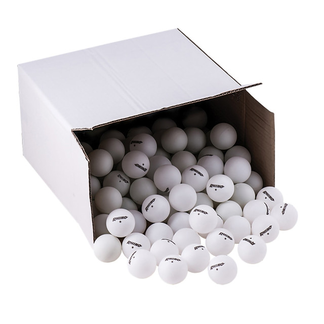 Play like a pro with the Champion Sports One-Star Table Tennis Balls. These table tennis balls are made of plastic for durability, and they boast a 40 mm size that is ideal for recreational and institutional play.  Made of durable plastic.  40 mm size is ideal for recreational and institutional play.  White color provides a vibrant look.