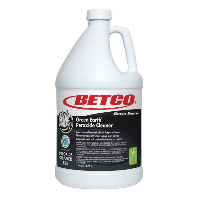 Removes mineral deposits and soap scum from a variety of bathroom surfaces  Certified for performance, concentration, minimized/recycled packaging, and reduced toxicity. GreenSeal.org  Will not damage clothing like traditional bleach cleaners.  EcoLogo certified - reduced environmental impact from an overall lifecycle standpoint.  Green Seal certified - reduced environmental impact from an overall lifecycle standpoint.  Less harsh chemicals - made with fewer harsh chemicals, or safer chemicals than typical alternatives, helping  reduce your use of and exposure to substances that may be more harmful to your health and the environment.