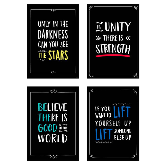 Add a little magic to your space with these Creative Teaching Press Diversity And Inclusion Posters. These colorful visuals can be displayed anywhere you need a little inspiration.  Made from acid-free paper.  Each poster features a motivational message.  Ideal for display in school, church, daycare and more.