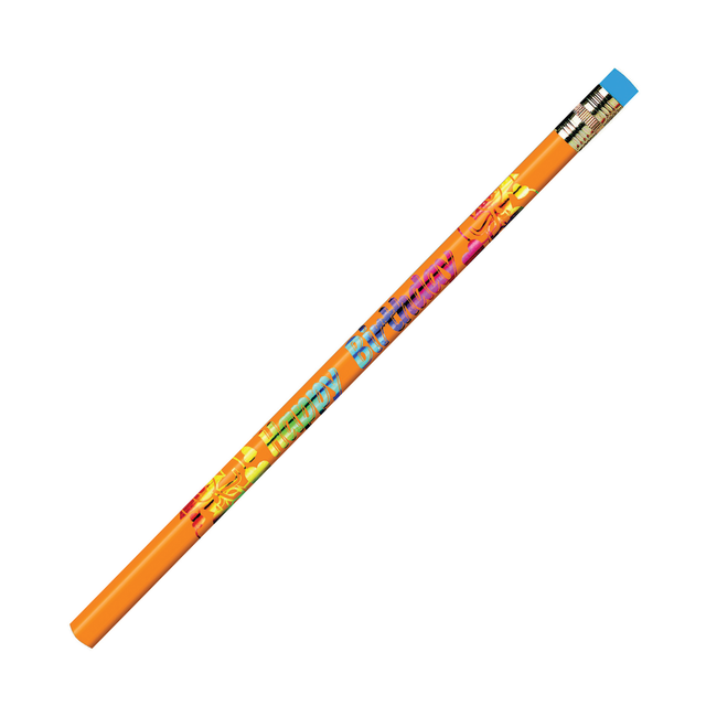 Moons HB #2 pencils are made from real wood. They sharpen easily, write smoothly, and have high quality durable erasers.  Pencils use standard HB lead, equivalent to a #2 wood case pencil.  Birthday theme lets you celebrate someone special.  PMA certification for pencils signifies that pencils are free from harmful levels of toxic substances. For detailed information see www.pencilsandpens.org/pencil_certification_program.php.