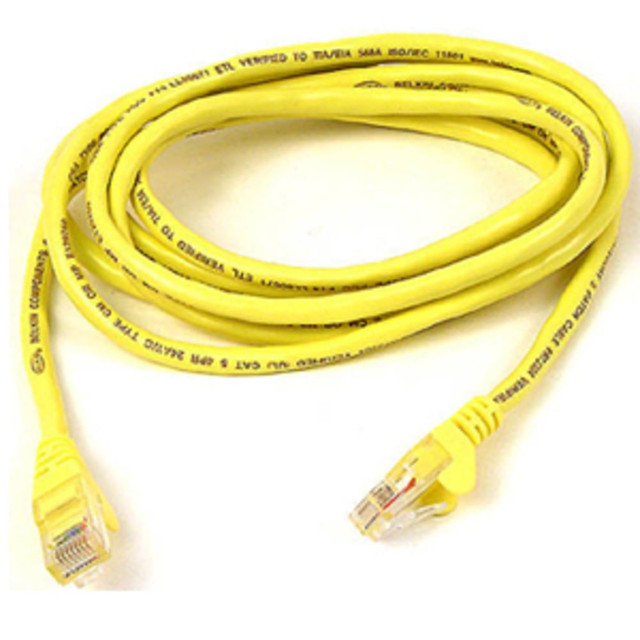 Features Category 5e cable type to better accommodate your precise requirements with maximum productivity  This network cable provides splendid performance and clear connectivity