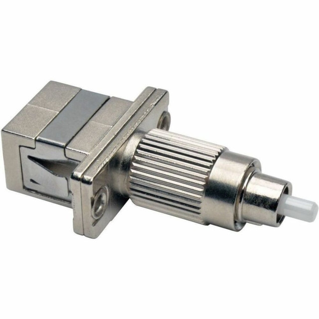 For use with T020-001-PSF Optical Fiber Cable Tester  FC male plug connects to fiber cable testers FC female jack  Perfect for 50/125 OM3 multimode cable testing  Included dust caps keep connectors clean  Converts native FC jack to an SC female connector