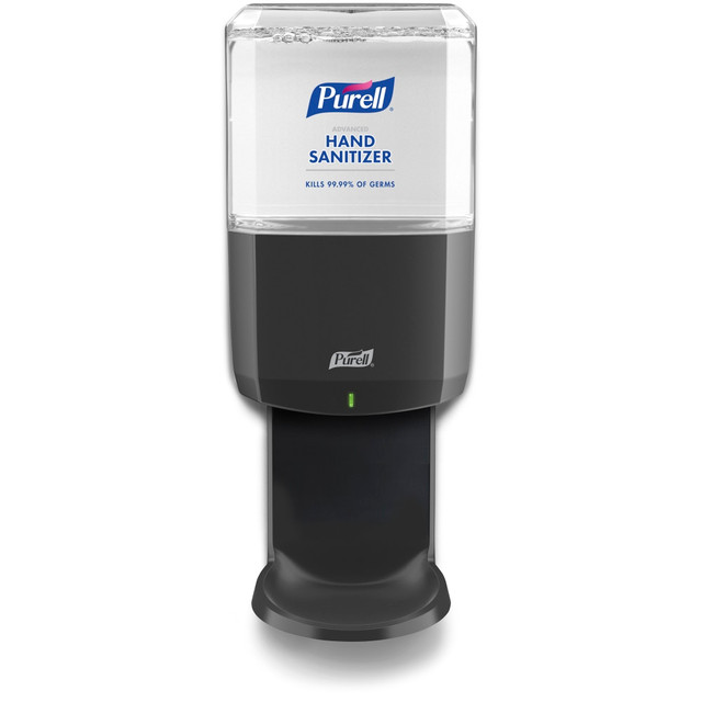 Built on more than 65 years of dispensing innovation, the PURELL ES8 Hand Sanitizer Dispenser is reliable, convenient, and practical. The dispenser is designed to simplify maintenance and help decrease labor by eliminating battery replacements. Each refill features Energy-on-the-Refill technology, which means each one comes equipped with its own battery.  80% of people said seeing PURELL products left them with a positive impression of the business, so promote well-being and impress your customers with the PURELL ES8 Hand Sanitizer Dispenser  Built on more than 65 years of dispensing innovation, the PURELL ES8 Hand Sanitizer Dispenser is reliable, convenient, and practical  PURELL ES8 pairs with PURELL Advanced Hand Sanitizer to exceed FDA healthcare personnel handwash requirements with just 1.1 milliliter of product  This product is manufactured by a certified Women-Owned Business  Case Includes: 1 - PURELL ES8 Automatic Hand Sanitizer Dispenser in Graphite with included adhesive tape or hardware to mount to wall (refills sold separately)