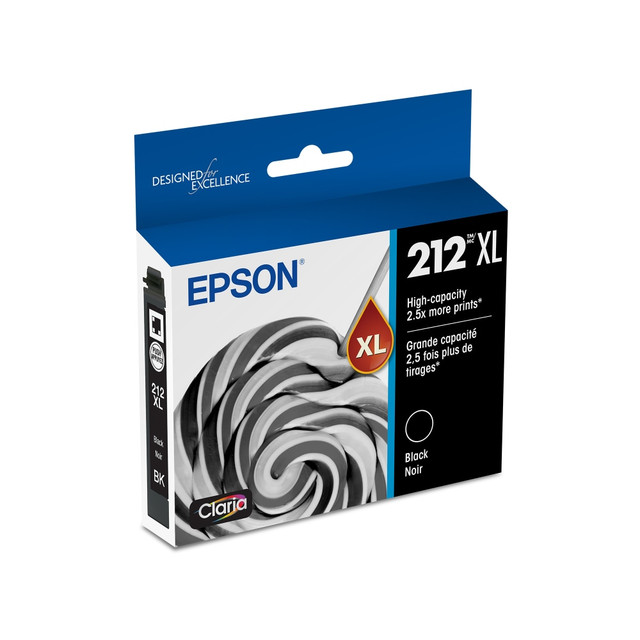 Compatible Epson models: Expression : Home XP-4100, Home XP-4105.   WorkForce:  WF-2830,  WF-2850.  .  Make sure you get the print capacity you need with the Epson Claria 212XL High-Yield Black Ink. This cartridge provides yields up to 350 pages and works on plain and glossy paper.  Yields up to 350 pages.  Fast-drying ink.  Prints on both plain and glossy paper.  Compatible with Expression Home XP-4100 and 4105 printers and WorkForce WF-2830 and 2850 models.  Designed for high-volume printing applications.  Helps Avoid Waste - Designed for extended use, helping reduce or eliminate material use and potentially save money.  Recycling solution - designed to encourage recycling, helping you divert materials from landfill.