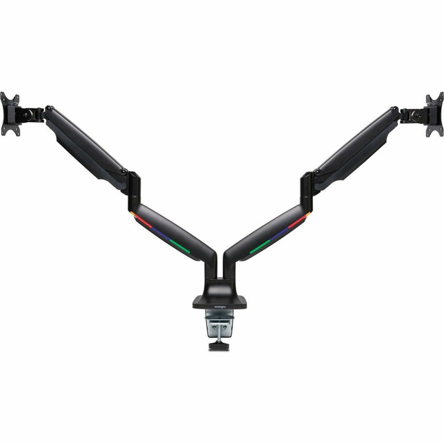 Desk application/usage for maximum productivity with convenience and optimal results  Can withstand a maximum weight of 19.84 lb  Supports the screen size of 34in  Built-in Gas Spring feature for maximum productivity with added dependability  Makes it quick, convenient, and simple to adjust and reposition connectors in a secure mounting system